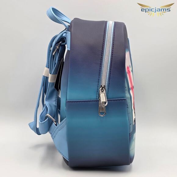 Loungefly Star Wars Obi-Wan Vs. Darth Vader Chibi Characters Mini Backpack New - Picture 4 of 5